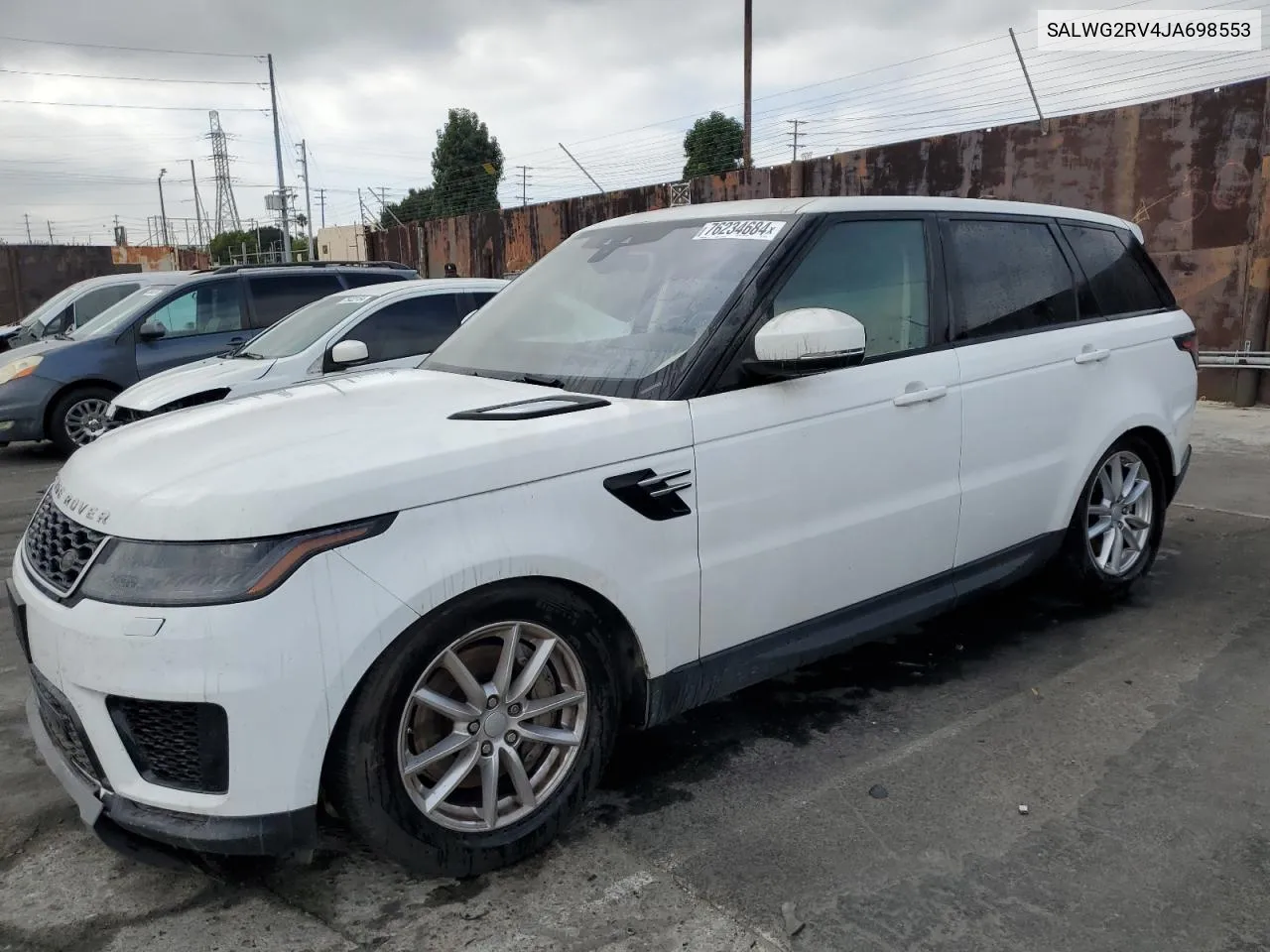 2018 Land Rover Range Rover Sport Se VIN: SALWG2RV4JA698553 Lot: 76234684