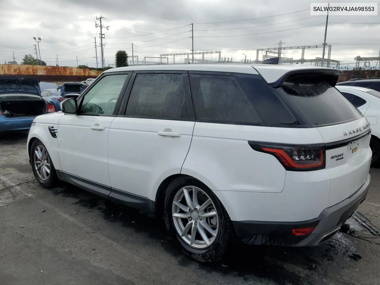 2018 Land Rover Range Rover Sport Se VIN: SALWG2RV4JA698553 Lot: 76234684