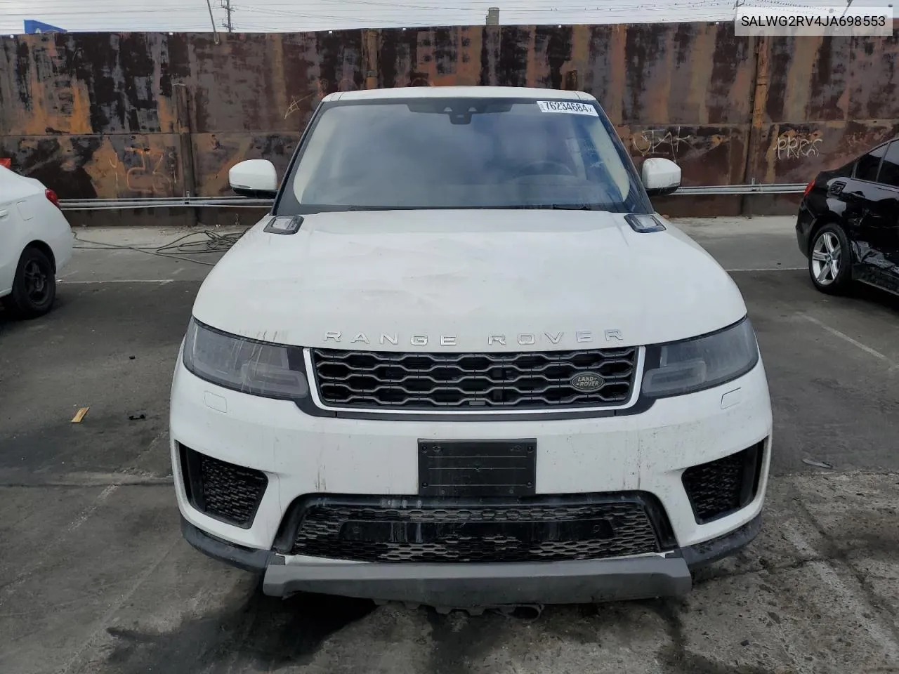 2018 Land Rover Range Rover Sport Se VIN: SALWG2RV4JA698553 Lot: 76234684