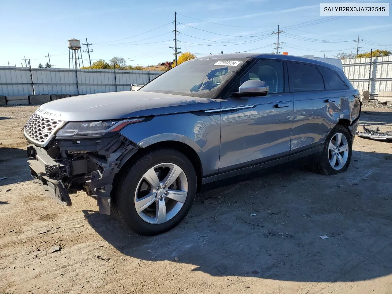 2018 Land Rover Range Rover Velar S VIN: SALYB2RX0JA732545 Lot: 77503904