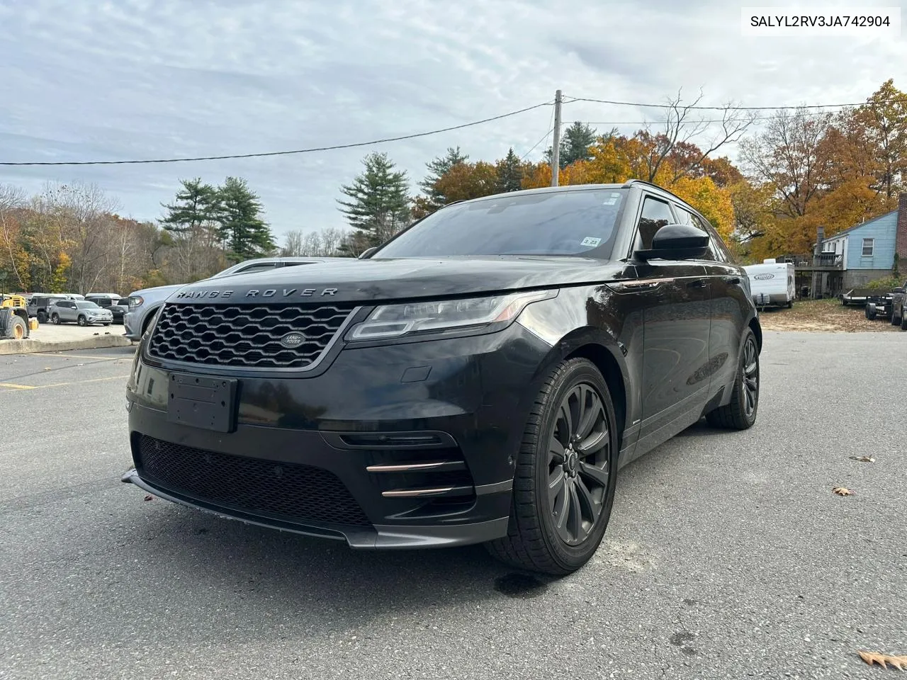 2018 Land Rover Range Rover Velar R-Dynamic Se VIN: SALYL2RV3JA742904 Lot: 78179894