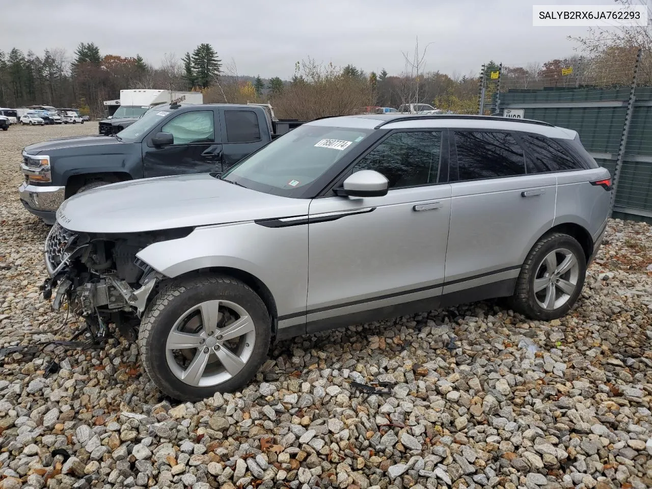 2018 Land Rover Range Rover Velar S VIN: SALYB2RX6JA762293 Lot: 78507774