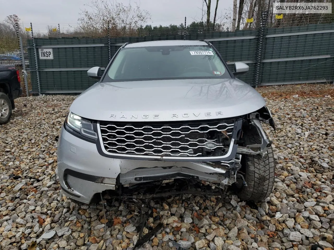 2018 Land Rover Range Rover Velar S VIN: SALYB2RX6JA762293 Lot: 78507774