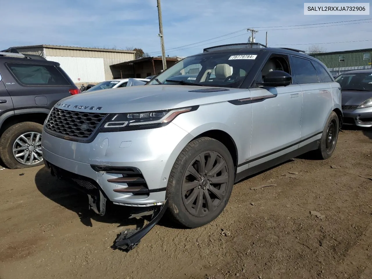 2018 Land Rover Range Rover Velar R-Dynamic Se VIN: SALYL2RXXJA732906 Lot: 78779784