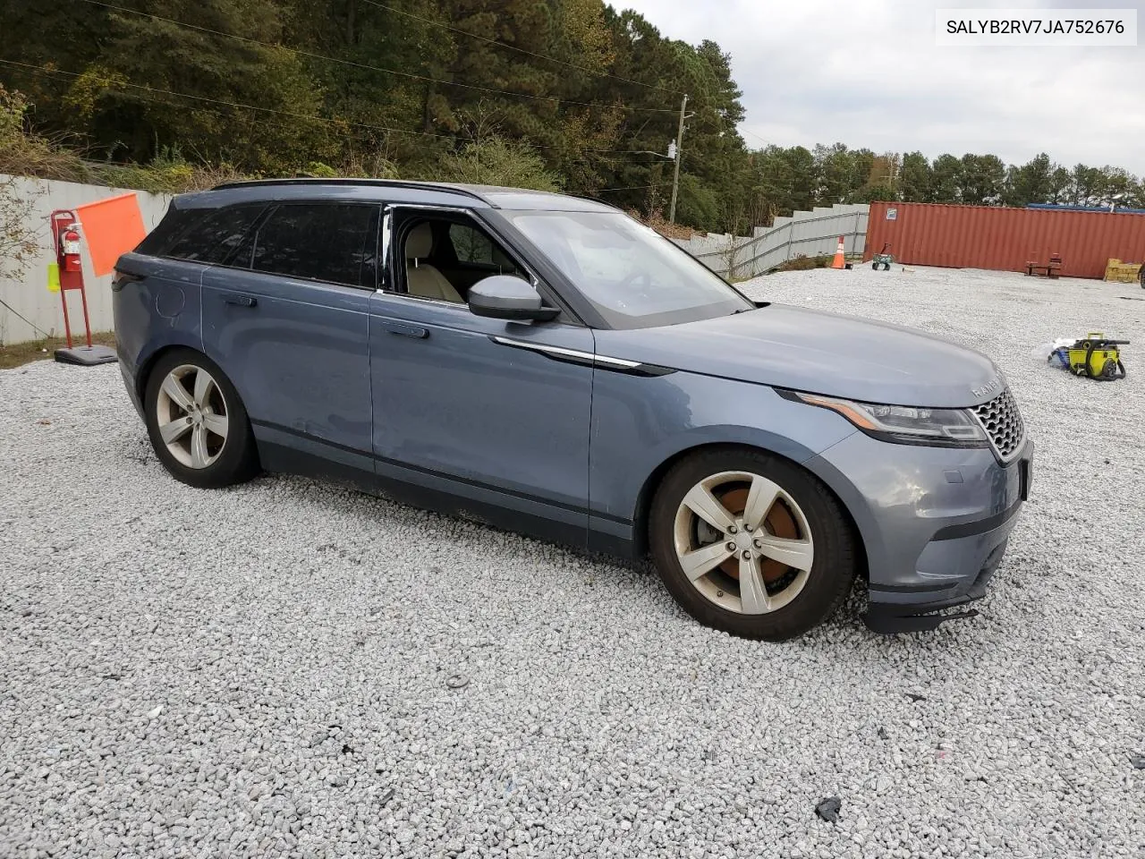 2018 Land Rover Range Rover Velar S VIN: SALYB2RV7JA752676 Lot: 79681214