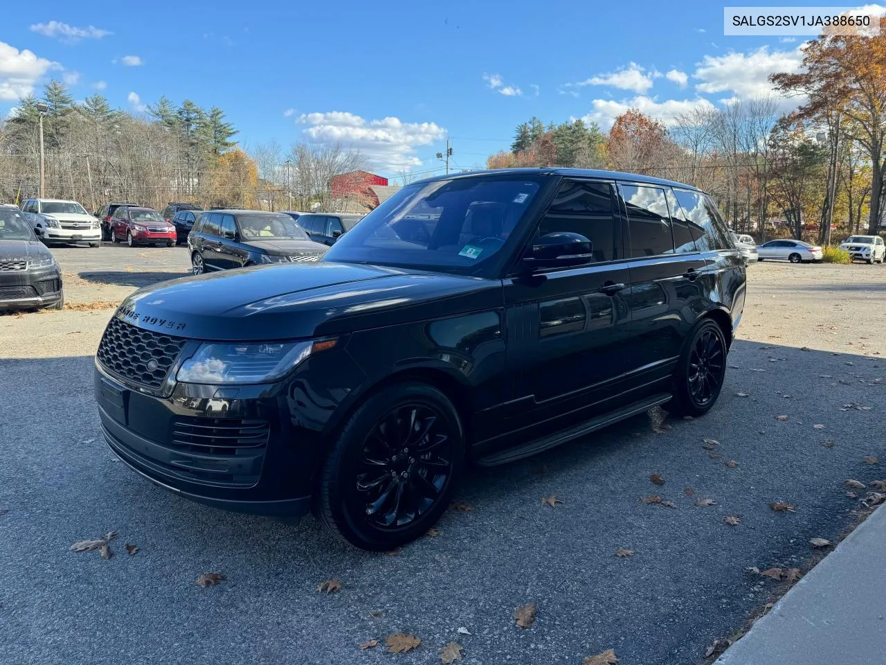 2018 Land Rover Range Rover Hse VIN: SALGS2SV1JA388650 Lot: 79735964