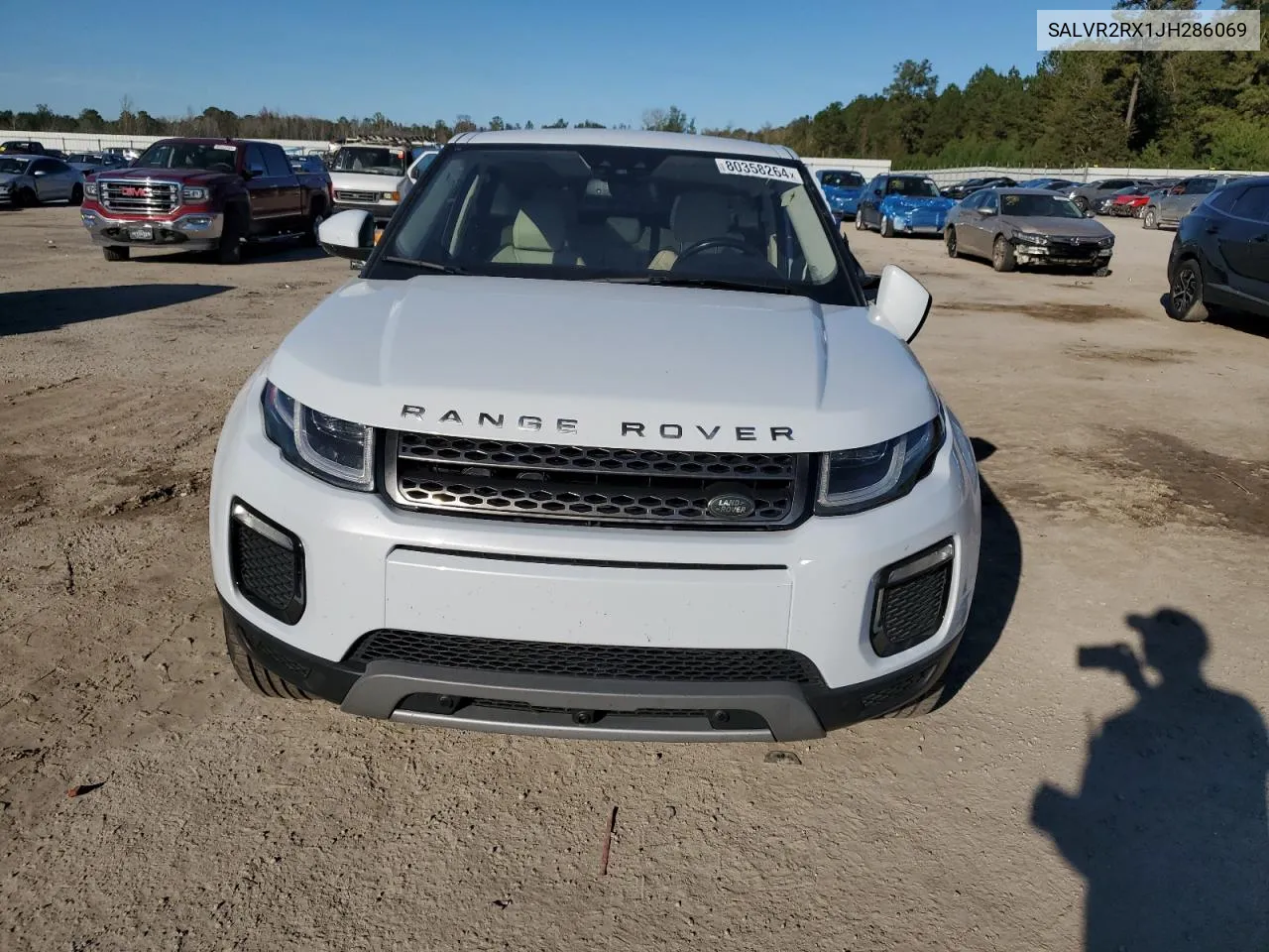 2018 Land Rover Range Rover Evoque Hse VIN: SALVR2RX1JH286069 Lot: 80358264