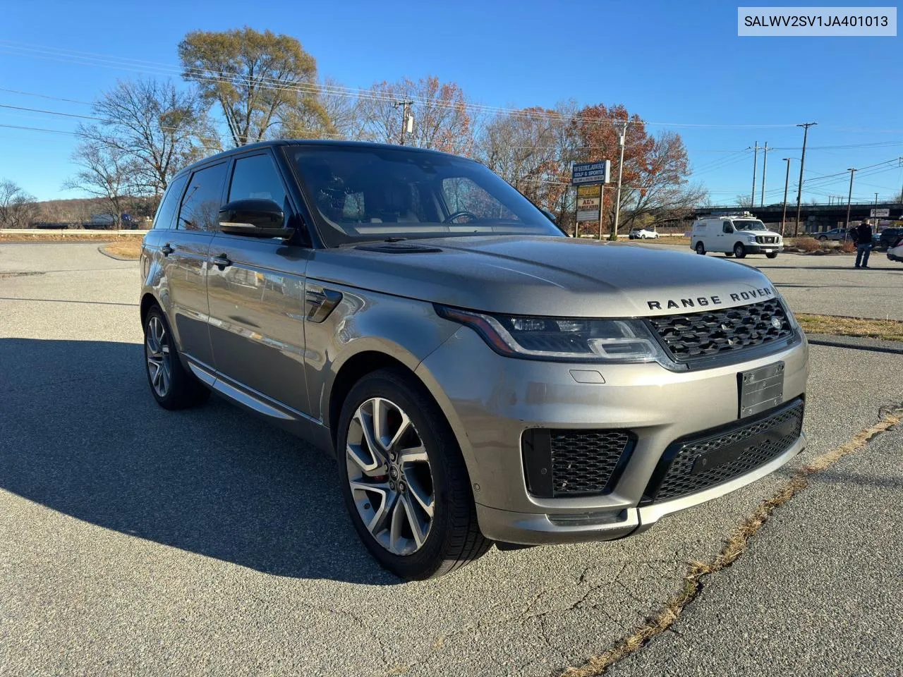 2018 Land Rover Range Rover Sport Hse Dynamic VIN: SALWV2SV1JA401013 Lot: 80386324