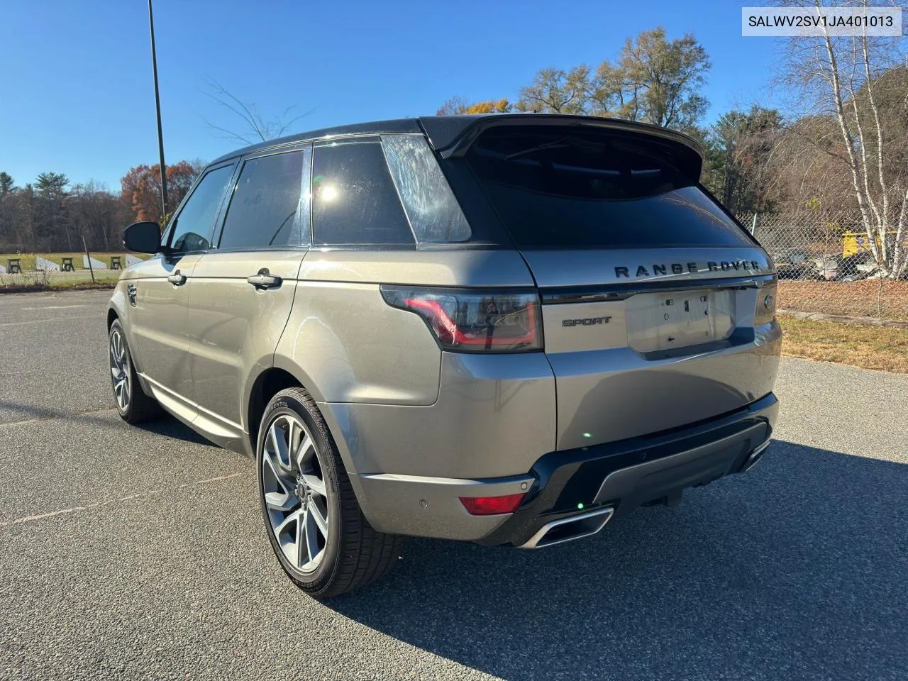 2018 Land Rover Range Rover Sport Hse Dynamic VIN: SALWV2SV1JA401013 Lot: 80386324