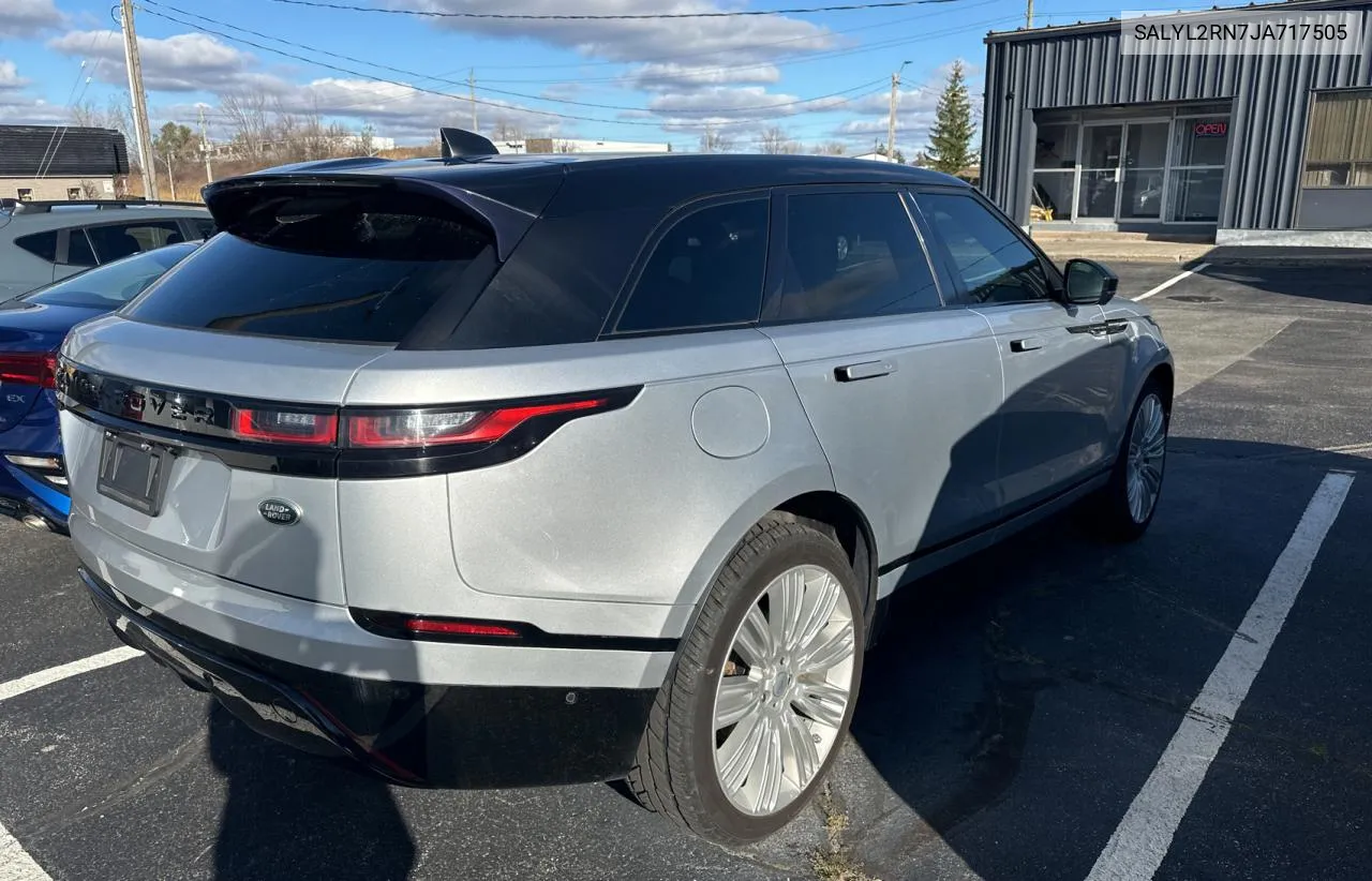 2018 Land Rover Range Rover Velar R-Dynamic Se VIN: SALYL2RN7JA717505 Lot: 80719654