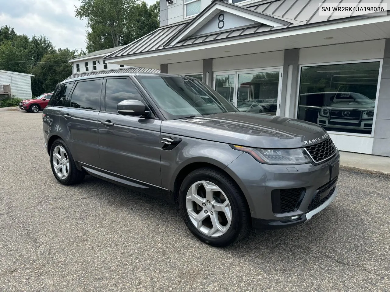 2018 Land Rover Range Rover Sport Hse VIN: SALWR2RK4JA198036 Lot: 81407484