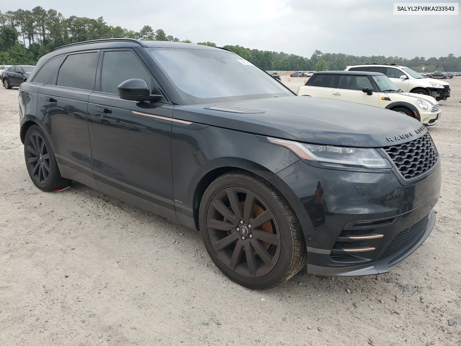 2019 Land Rover Range Rover Velar R-Dynamic Se VIN: SALYL2FV8KA233543 Lot: 50878064