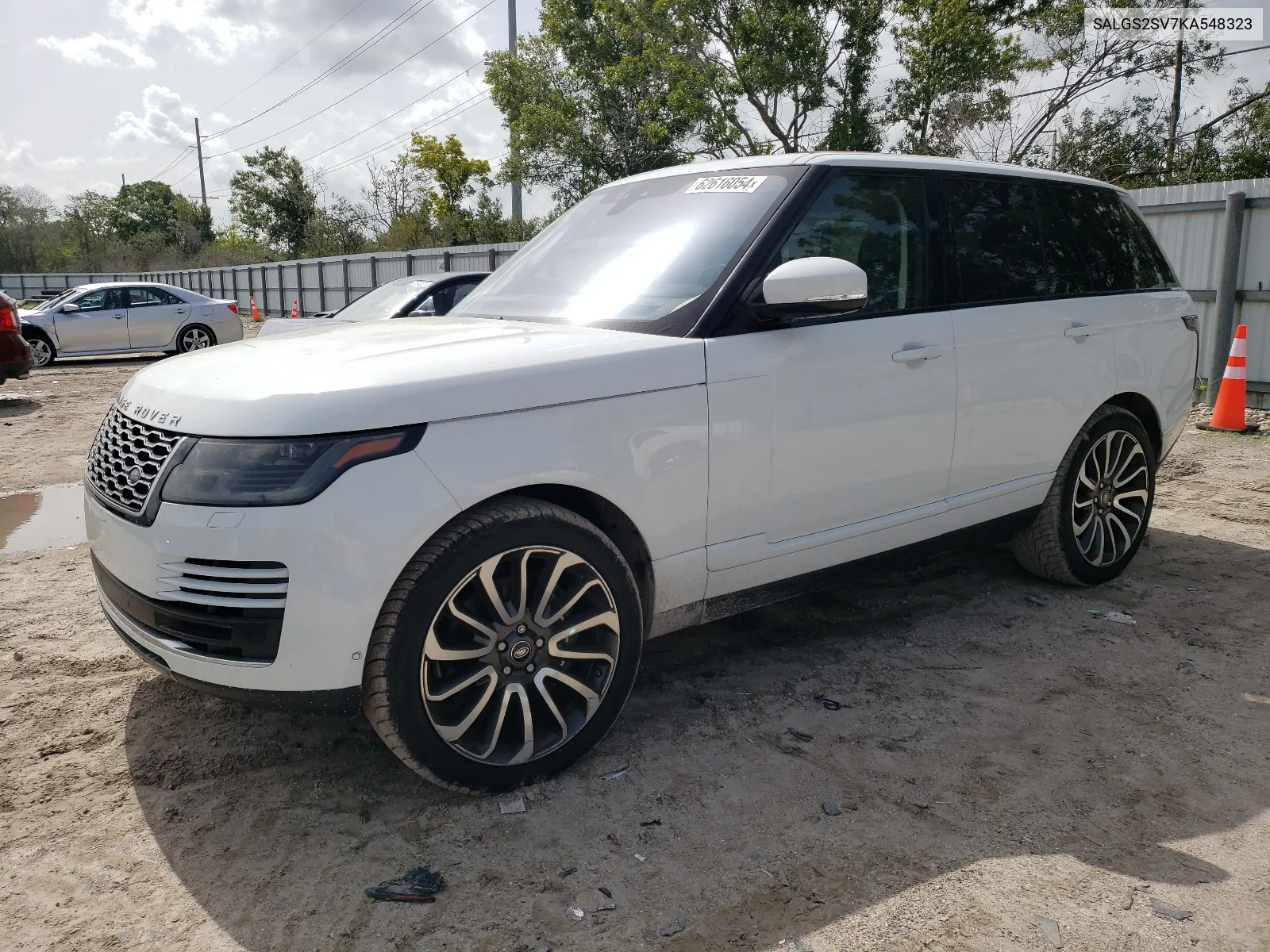 SALGS2SV7KA548323 2019 Land Rover Range Rover Hse