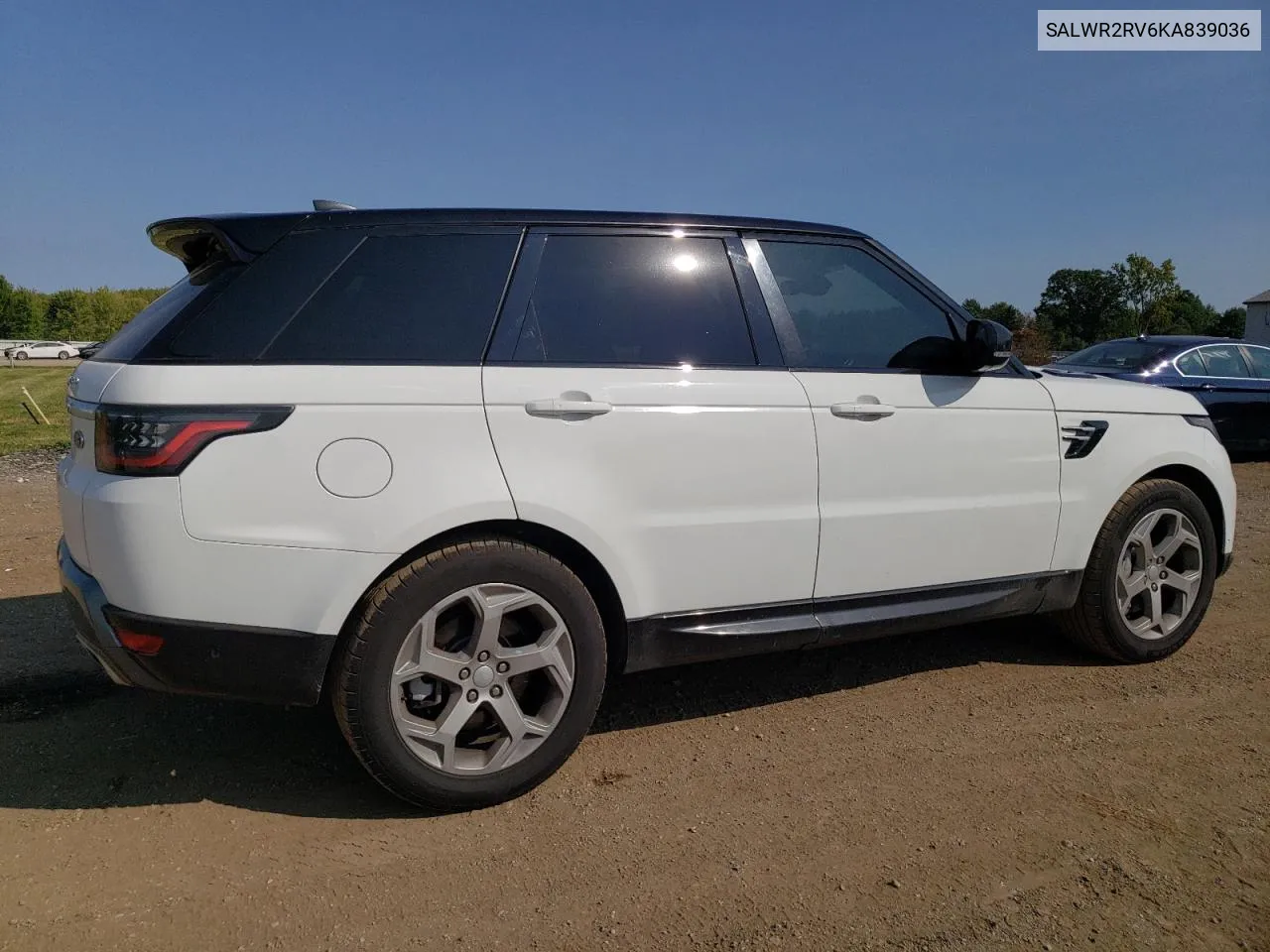 2019 Land Rover Range Rover Sport Hse VIN: SALWR2RV6KA839036 Lot: 70338264