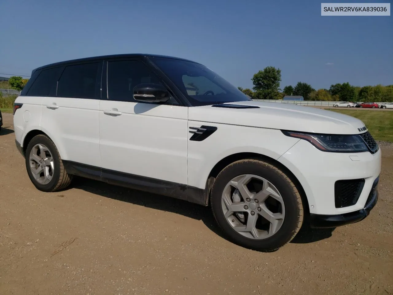 2019 Land Rover Range Rover Sport Hse VIN: SALWR2RV6KA839036 Lot: 70338264