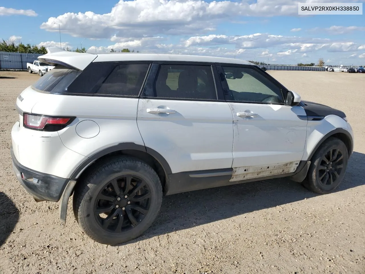 2019 Land Rover Range Rover Evoque Se VIN: SALVP2RX0KH338850 Lot: 71346444