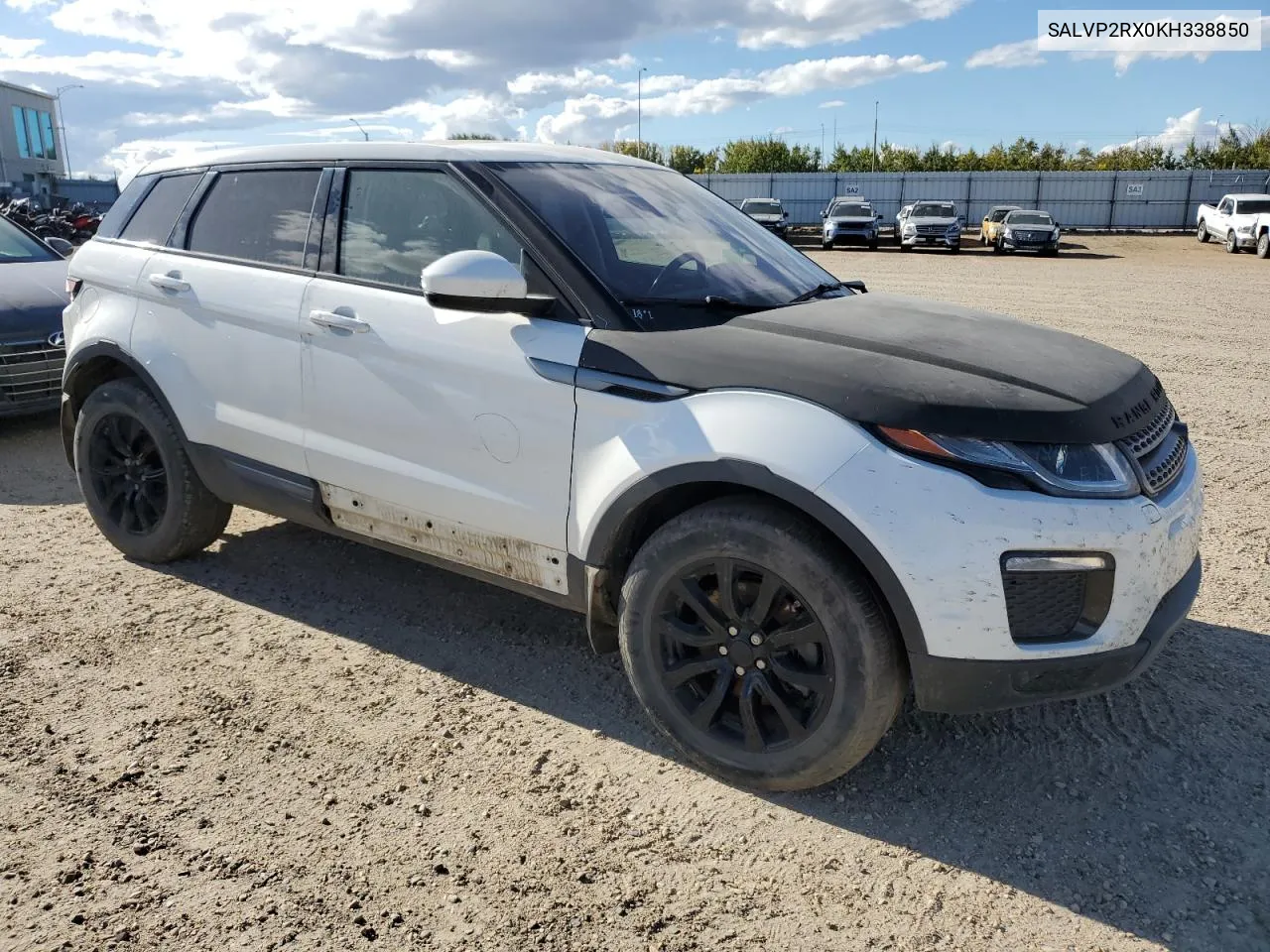 2019 Land Rover Range Rover Evoque Se VIN: SALVP2RX0KH338850 Lot: 71346444