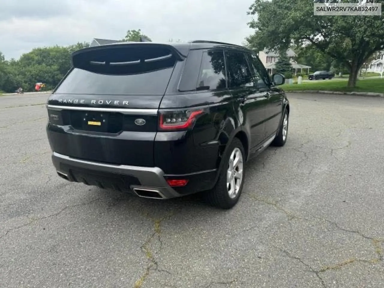 2019 Land Rover Range Rover Sport Hse VIN: SALWR2RV7KA832497 Lot: 72610954