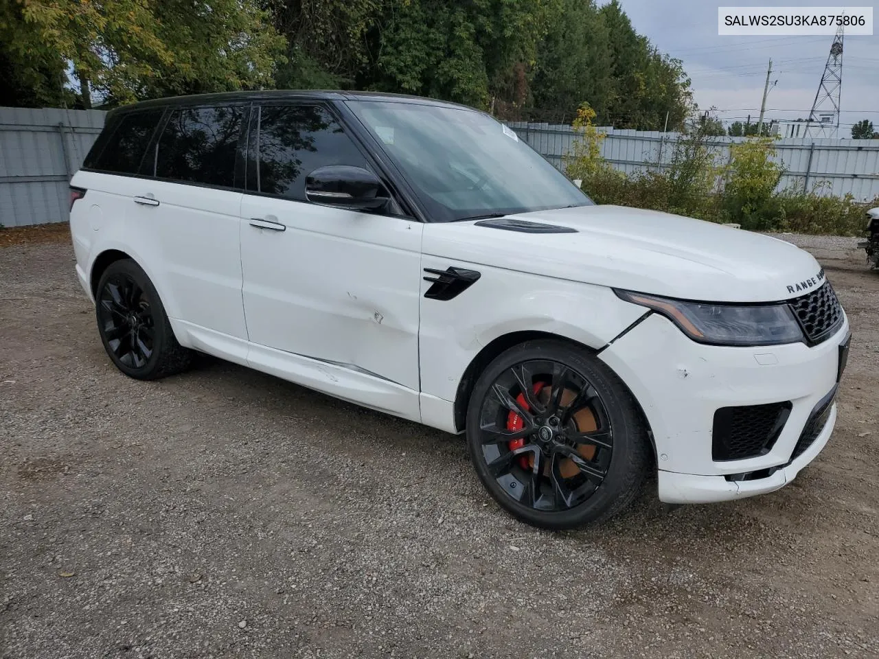 2019 Land Rover Range Rover Sport Hst VIN: SALWS2SU3KA875806 Lot: 74830474