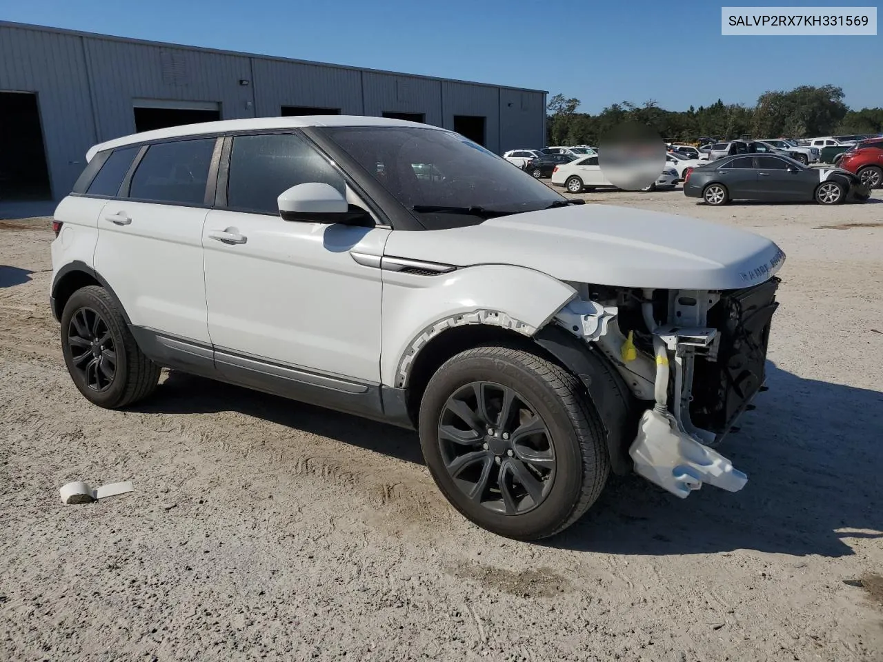 2019 Land Rover Range Rover Evoque Se VIN: SALVP2RX7KH331569 Lot: 77010844