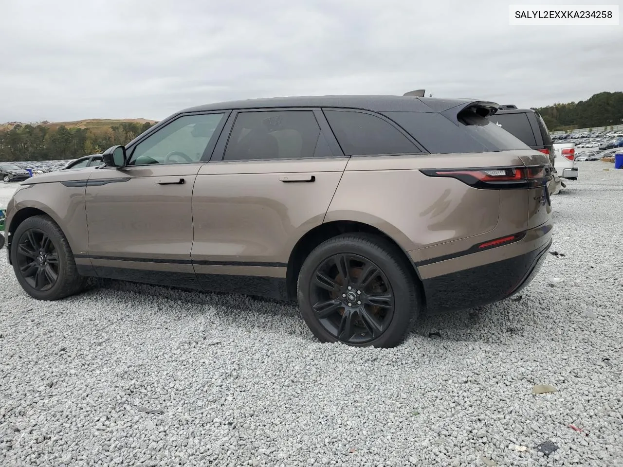 2019 Land Rover Range Rover Velar R-Dynamic Se VIN: SALYL2EXXKA234258 Lot: 77283344