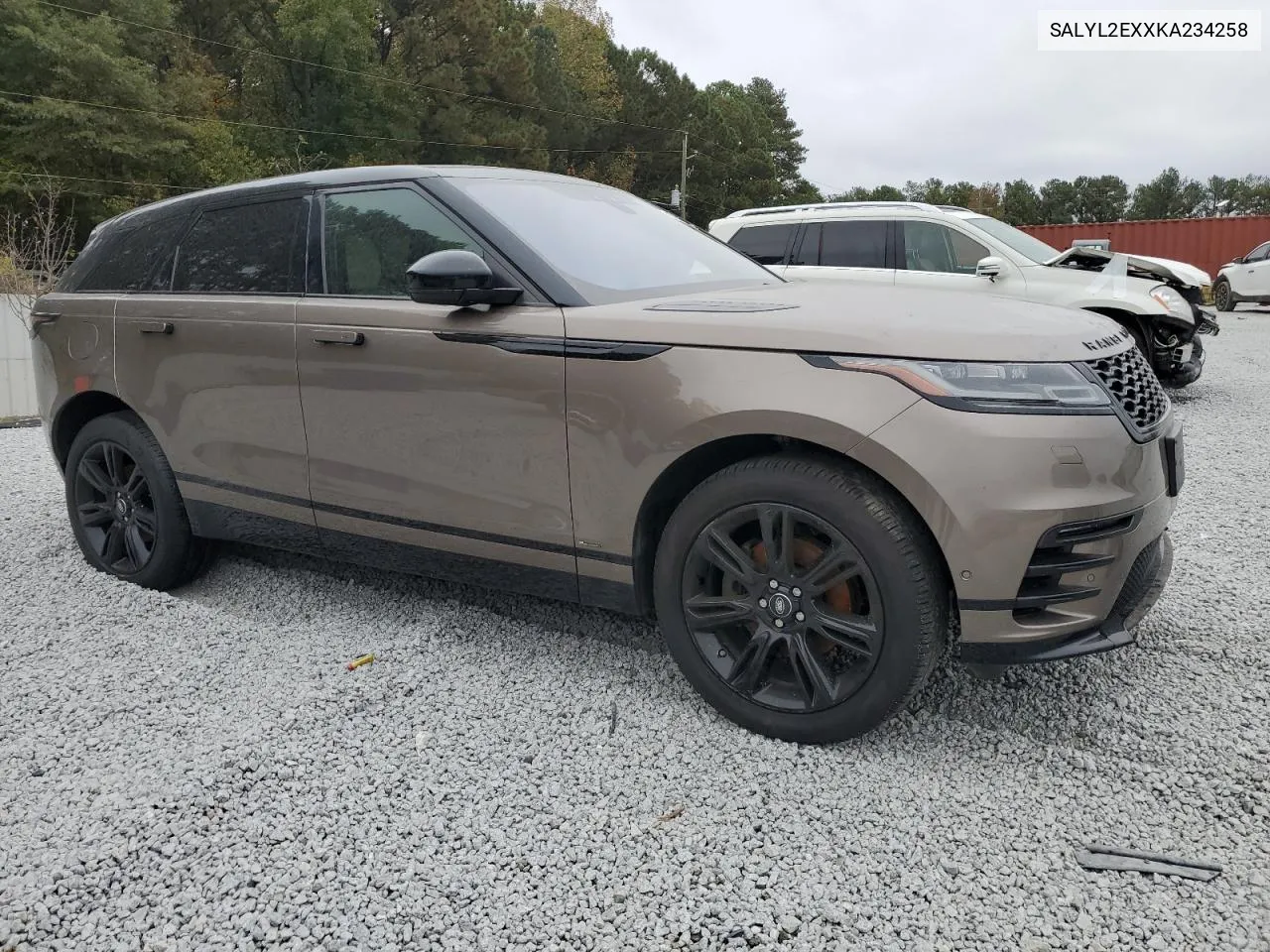 2019 Land Rover Range Rover Velar R-Dynamic Se VIN: SALYL2EXXKA234258 Lot: 77283344