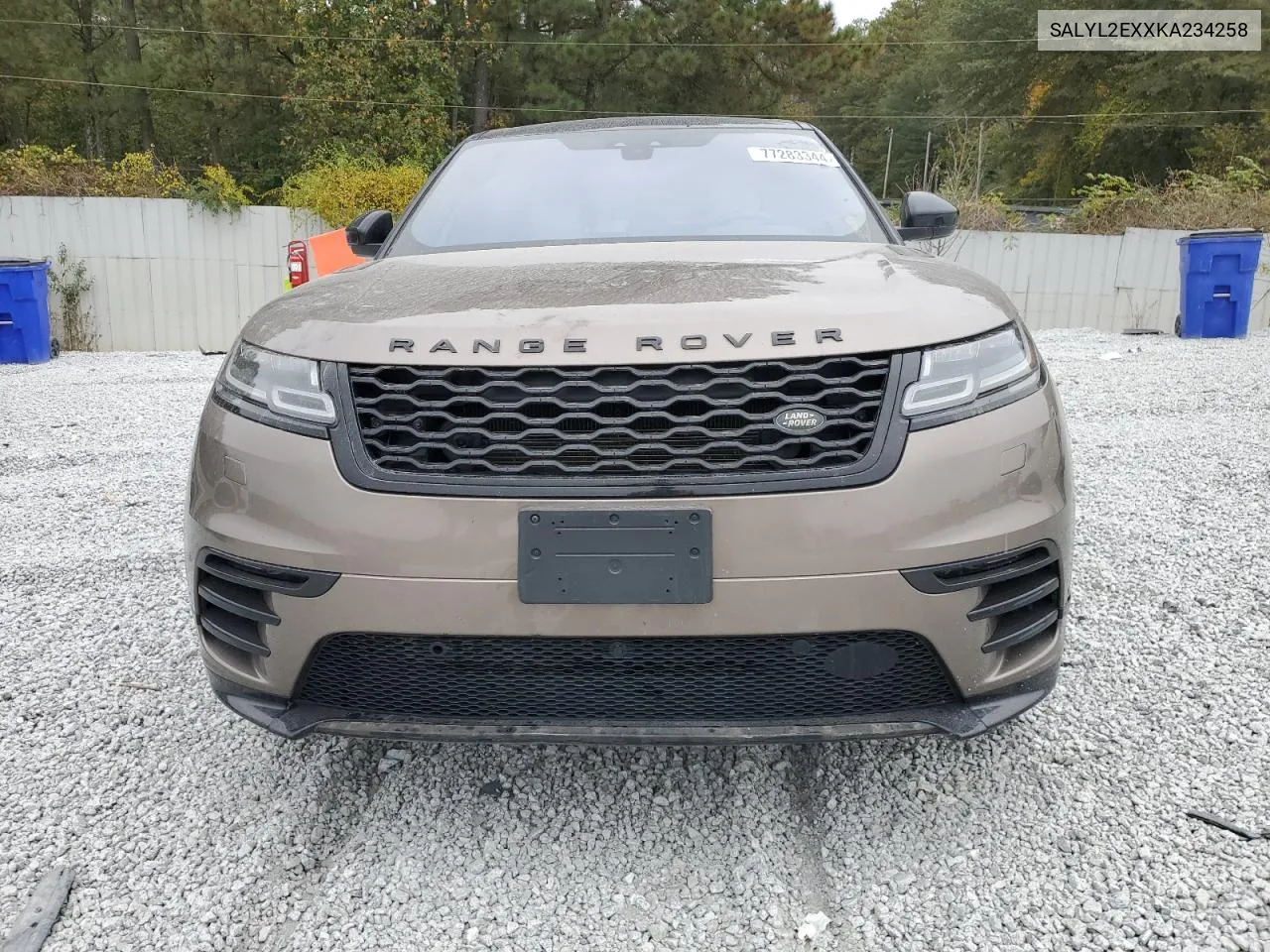 2019 Land Rover Range Rover Velar R-Dynamic Se VIN: SALYL2EXXKA234258 Lot: 77283344