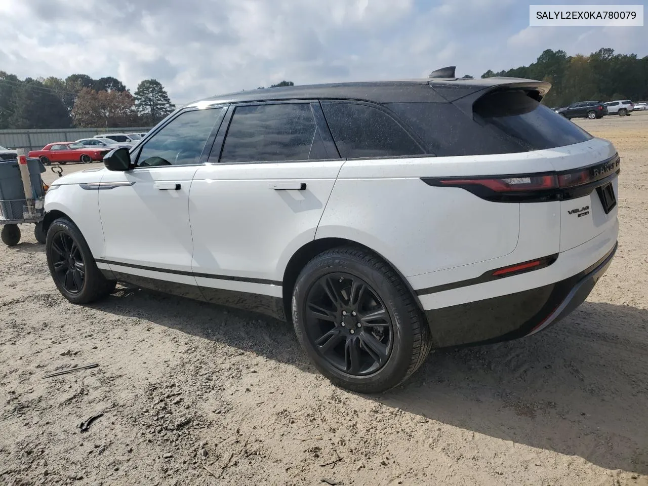 2019 Land Rover Range Rover Velar R-Dynamic Se VIN: SALYL2EX0KA780079 Lot: 77580164