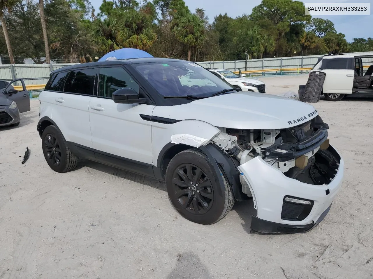 2019 Land Rover Range Rover Evoque Se VIN: SALVP2RXXKH333283 Lot: 77916644