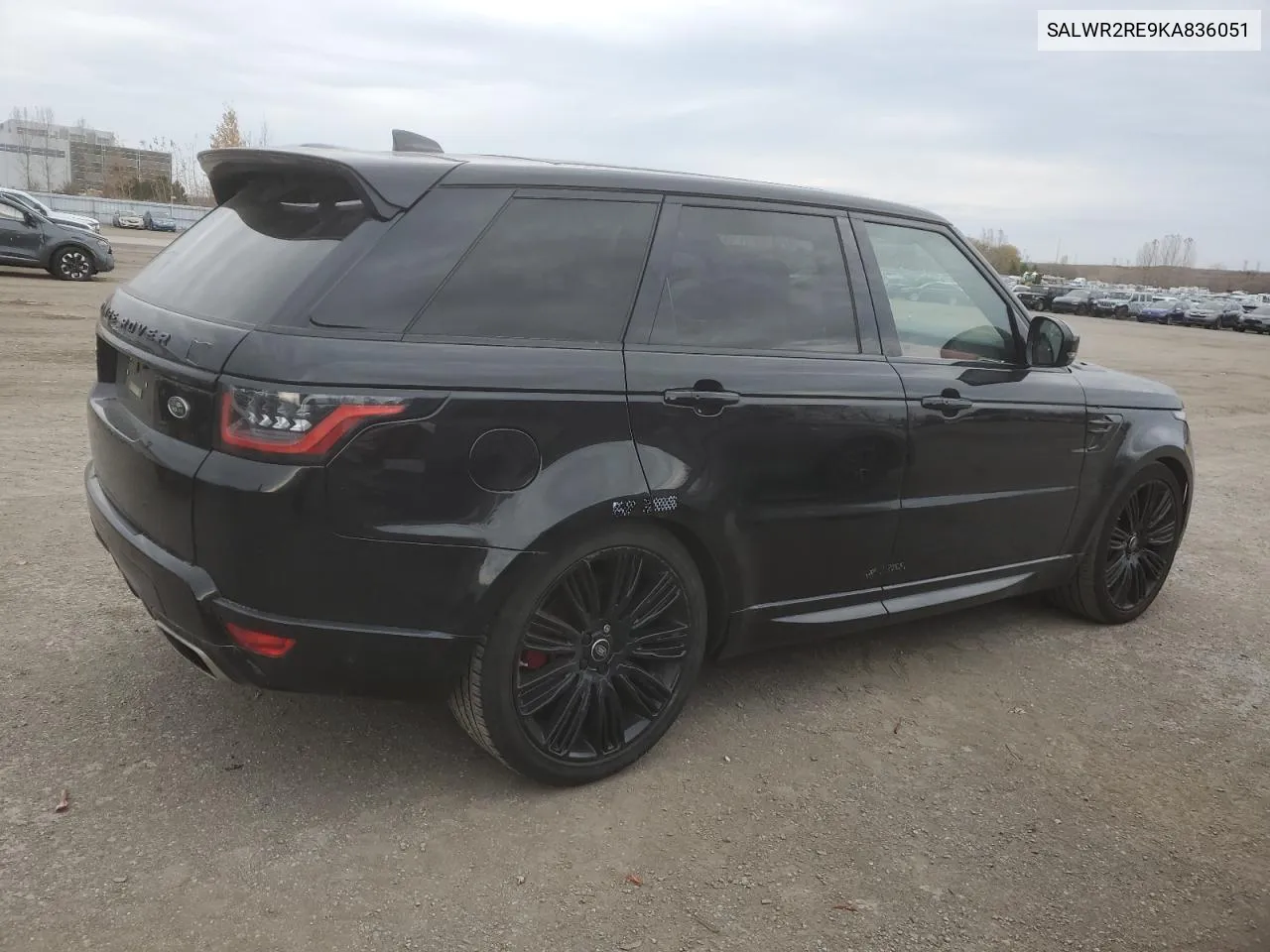 2019 Land Rover Range Rover Sport Supercharged Dynamic VIN: SALWR2RE9KA836051 Lot: 78168994