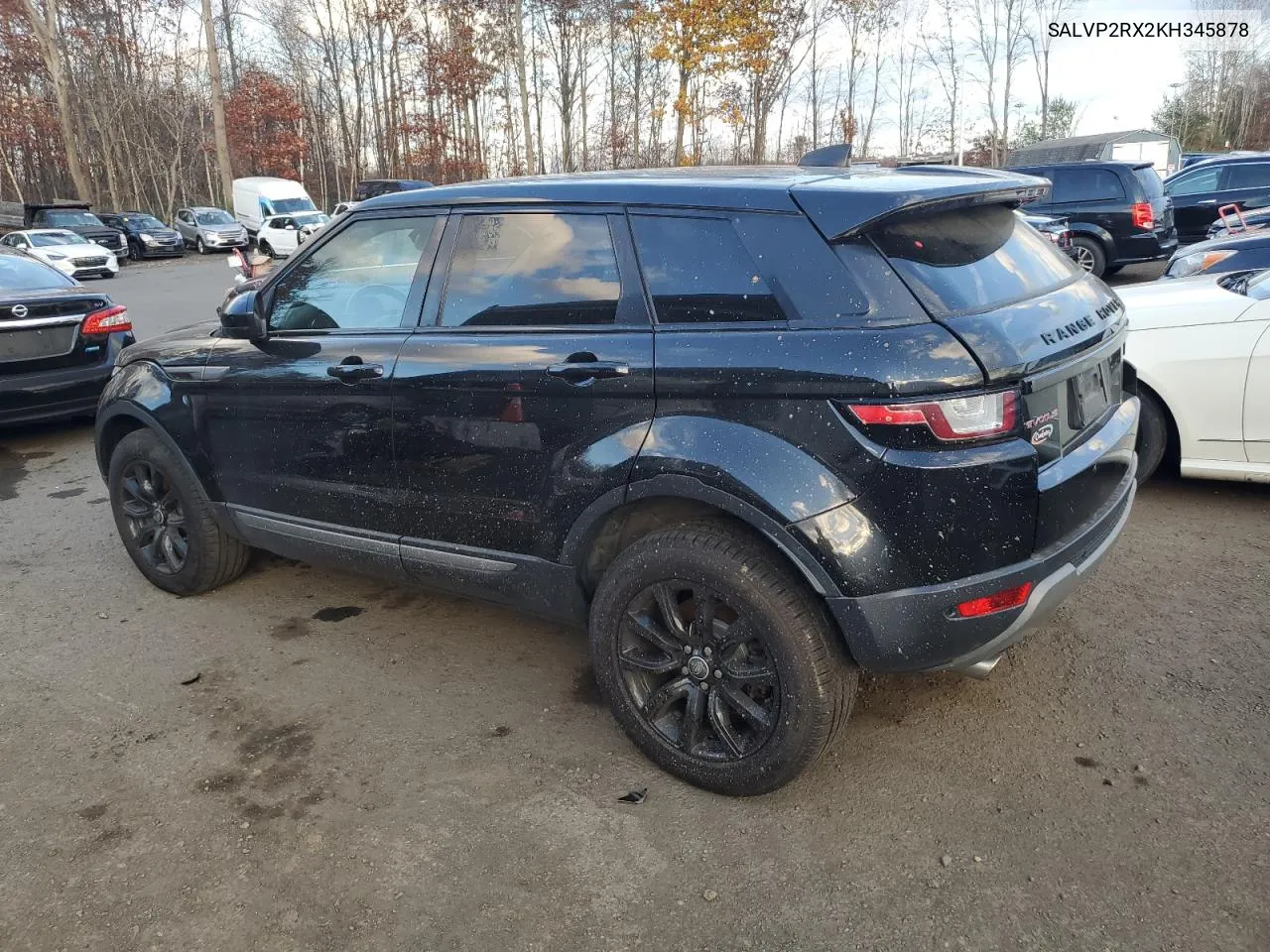 2019 Land Rover Range Rover Evoque Se VIN: SALVP2RX2KH345878 Lot: 78252674