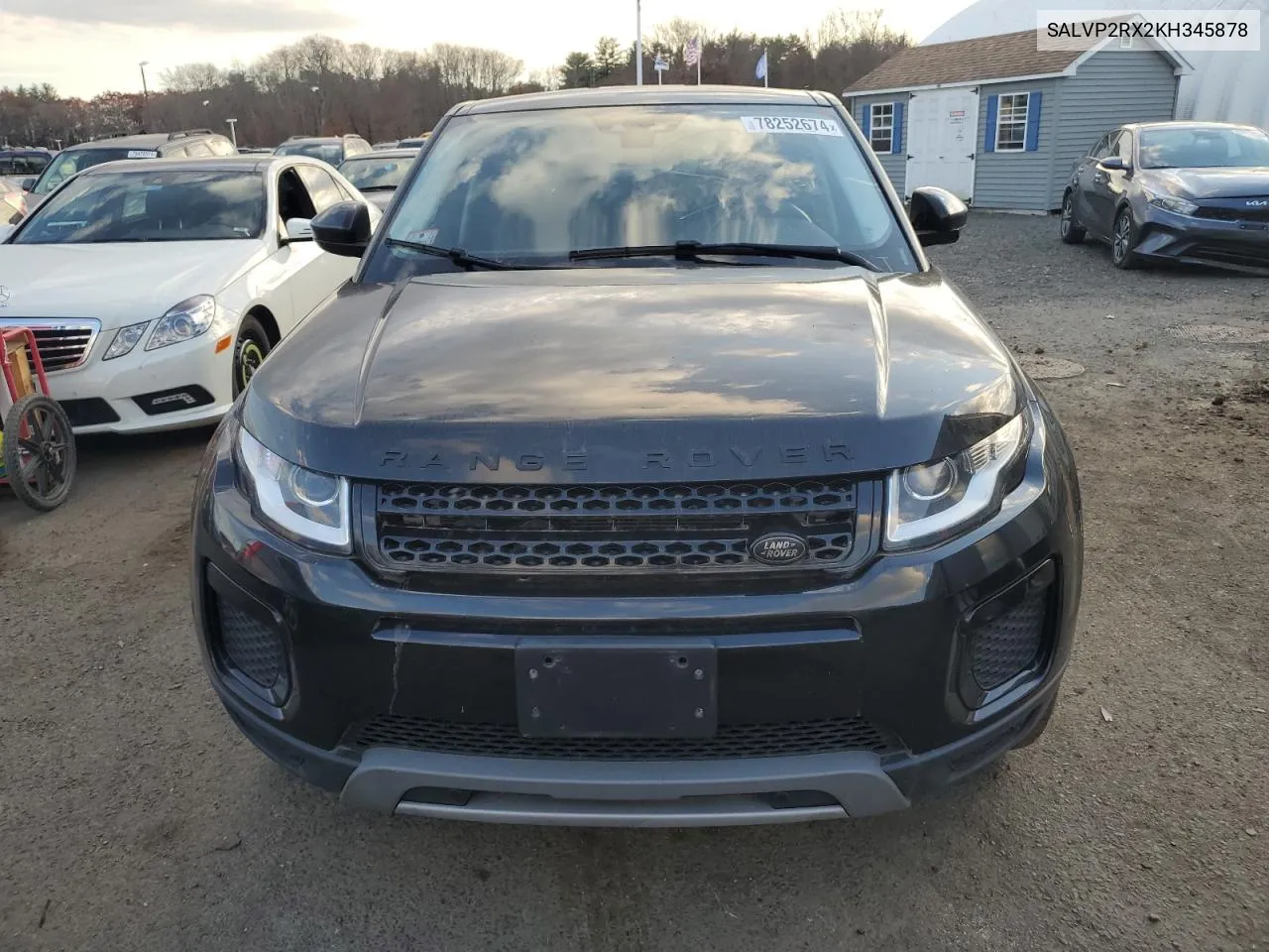 2019 Land Rover Range Rover Evoque Se VIN: SALVP2RX2KH345878 Lot: 78252674