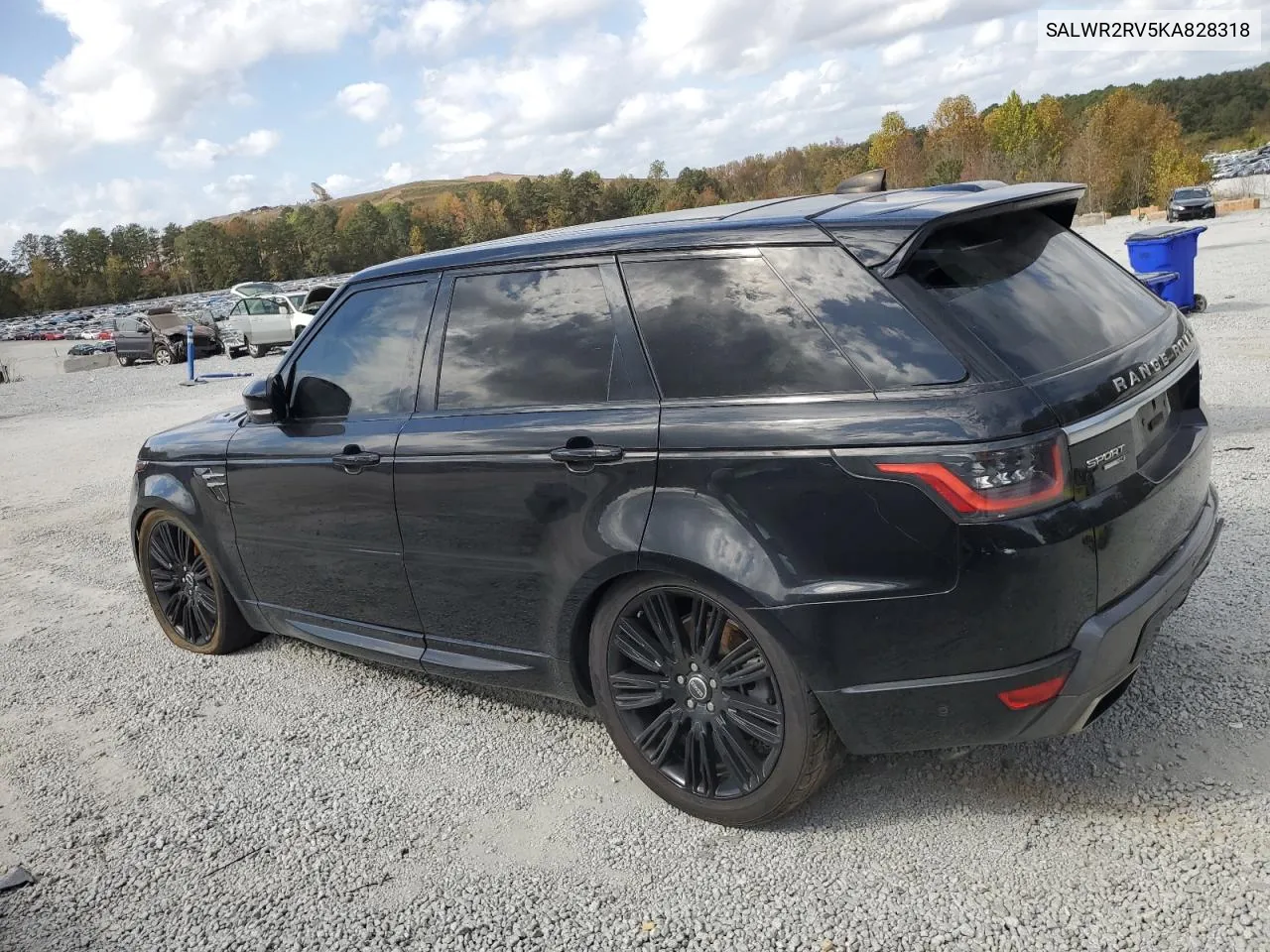 2019 Land Rover Range Rover Sport Hse VIN: SALWR2RV5KA828318 Lot: 78674584