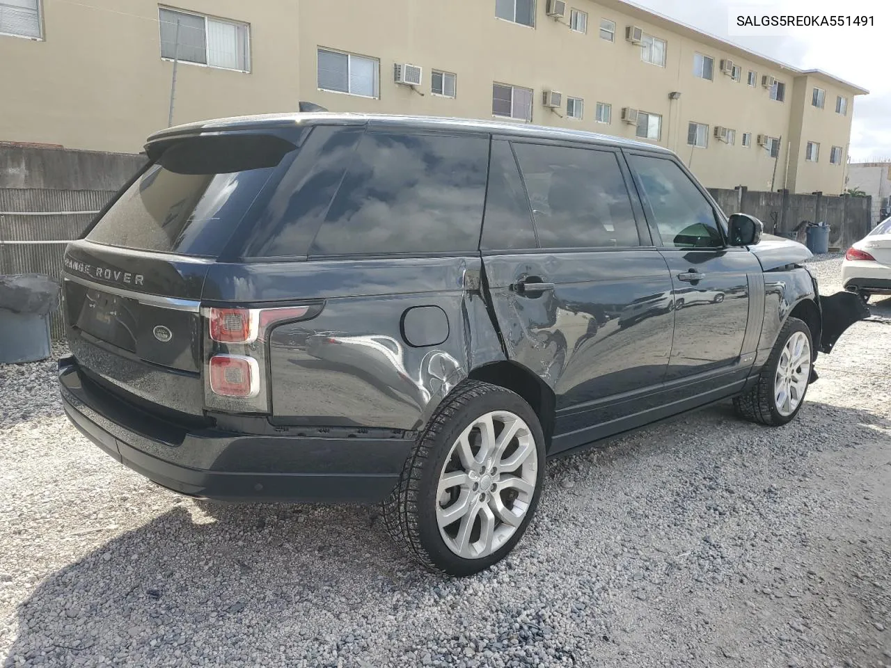 2019 Land Rover Range Rover Supercharged VIN: SALGS5RE0KA551491 Lot: 78944844