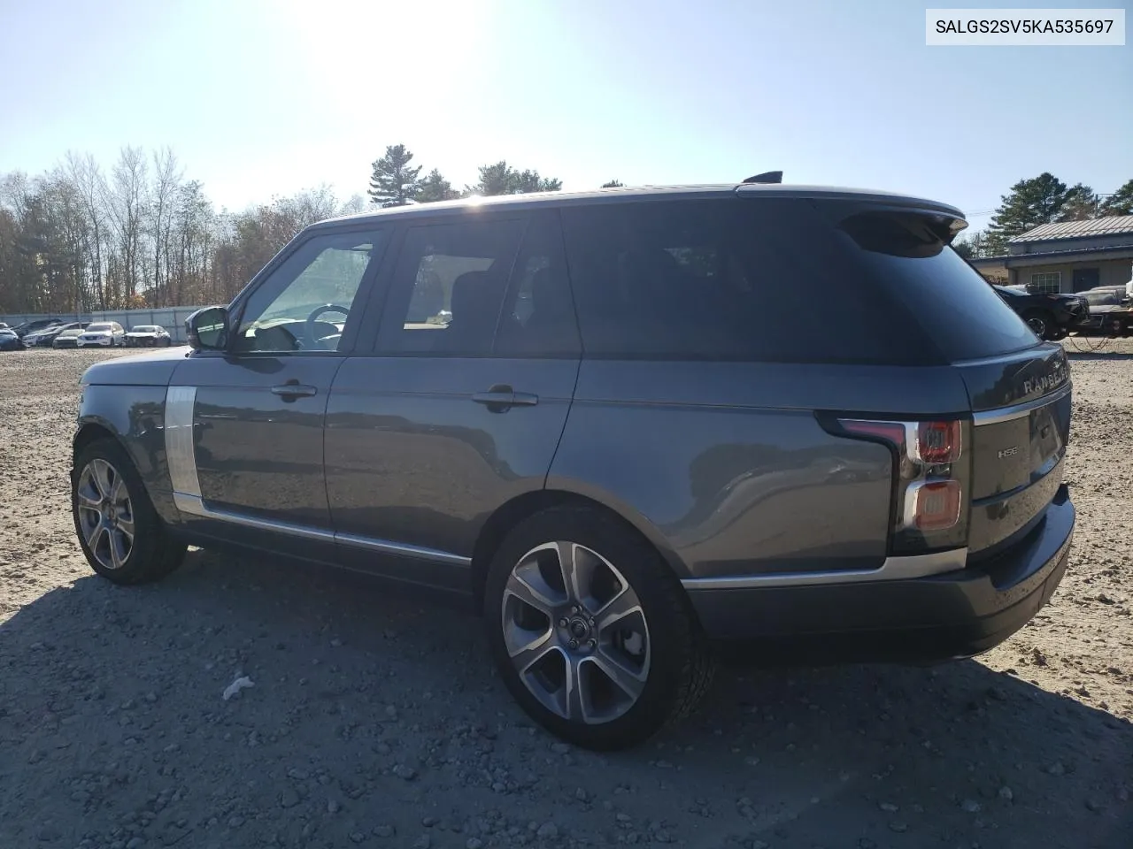 2019 Land Rover Range Rover Hse VIN: SALGS2SV5KA535697 Lot: 79003814