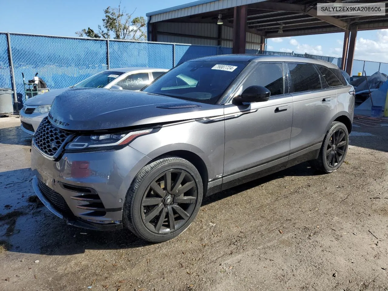 2019 Land Rover Range Rover Velar R-Dynamic Se VIN: SALYL2EX9KA208606 Lot: 79007724