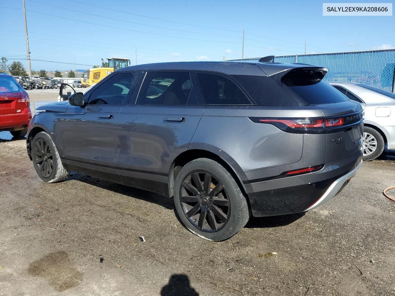 2019 Land Rover Range Rover Velar R-Dynamic Se VIN: SALYL2EX9KA208606 Lot: 79007724