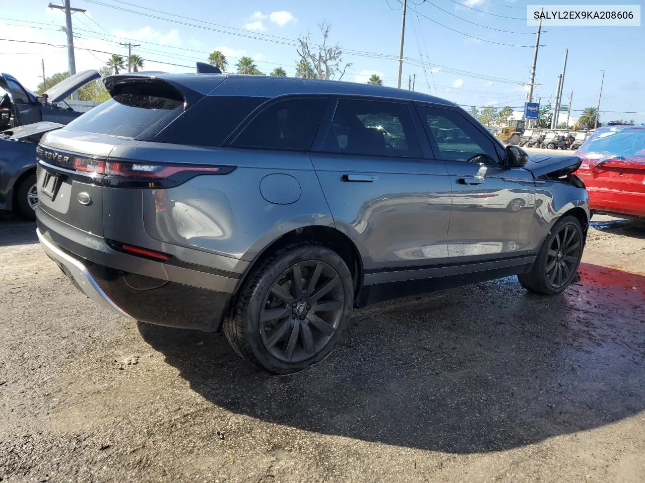 2019 Land Rover Range Rover Velar R-Dynamic Se VIN: SALYL2EX9KA208606 Lot: 79007724