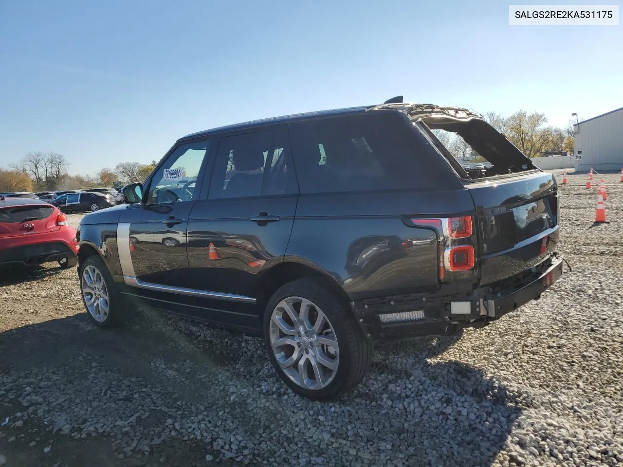 2019 Land Rover Range Rover Supercharged VIN: SALGS2RE2KA531175 Lot: 79169994