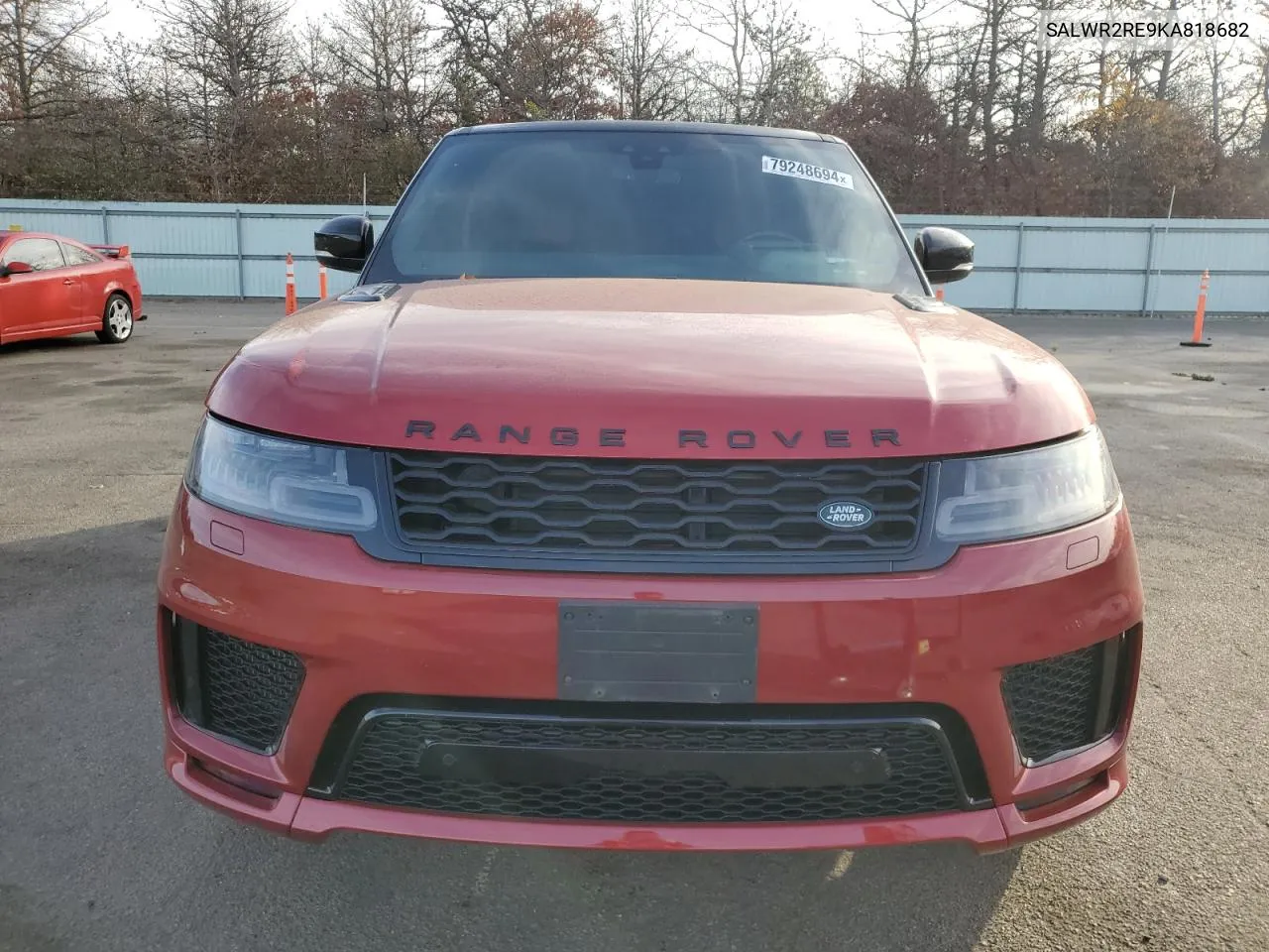 2019 Land Rover Range Rover Sport Supercharged Dynamic VIN: SALWR2RE9KA818682 Lot: 79248694