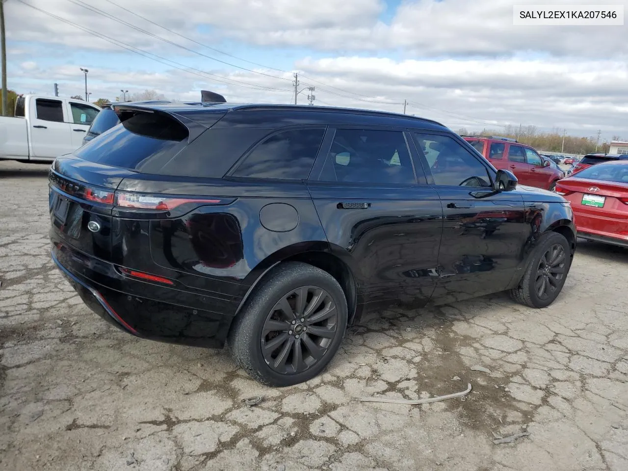 2019 Land Rover Range Rover Velar R-Dynamic Se VIN: SALYL2EX1KA207546 Lot: 79667674