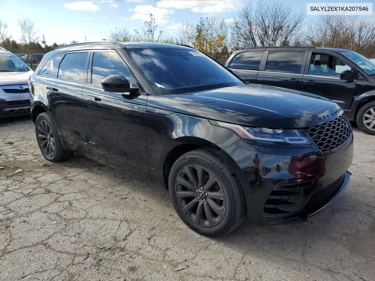 2019 Land Rover Range Rover Velar R-Dynamic Se VIN: SALYL2EX1KA207546 Lot: 79667674