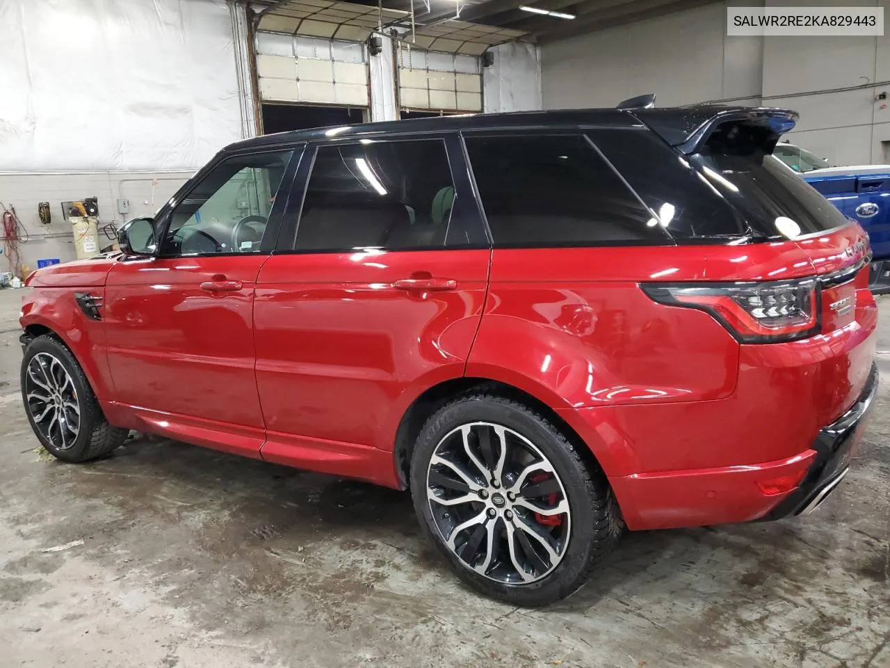 2019 Land Rover Range Rover Sport Supercharged Dynamic VIN: SALWR2RE2KA829443 Lot: 79866164