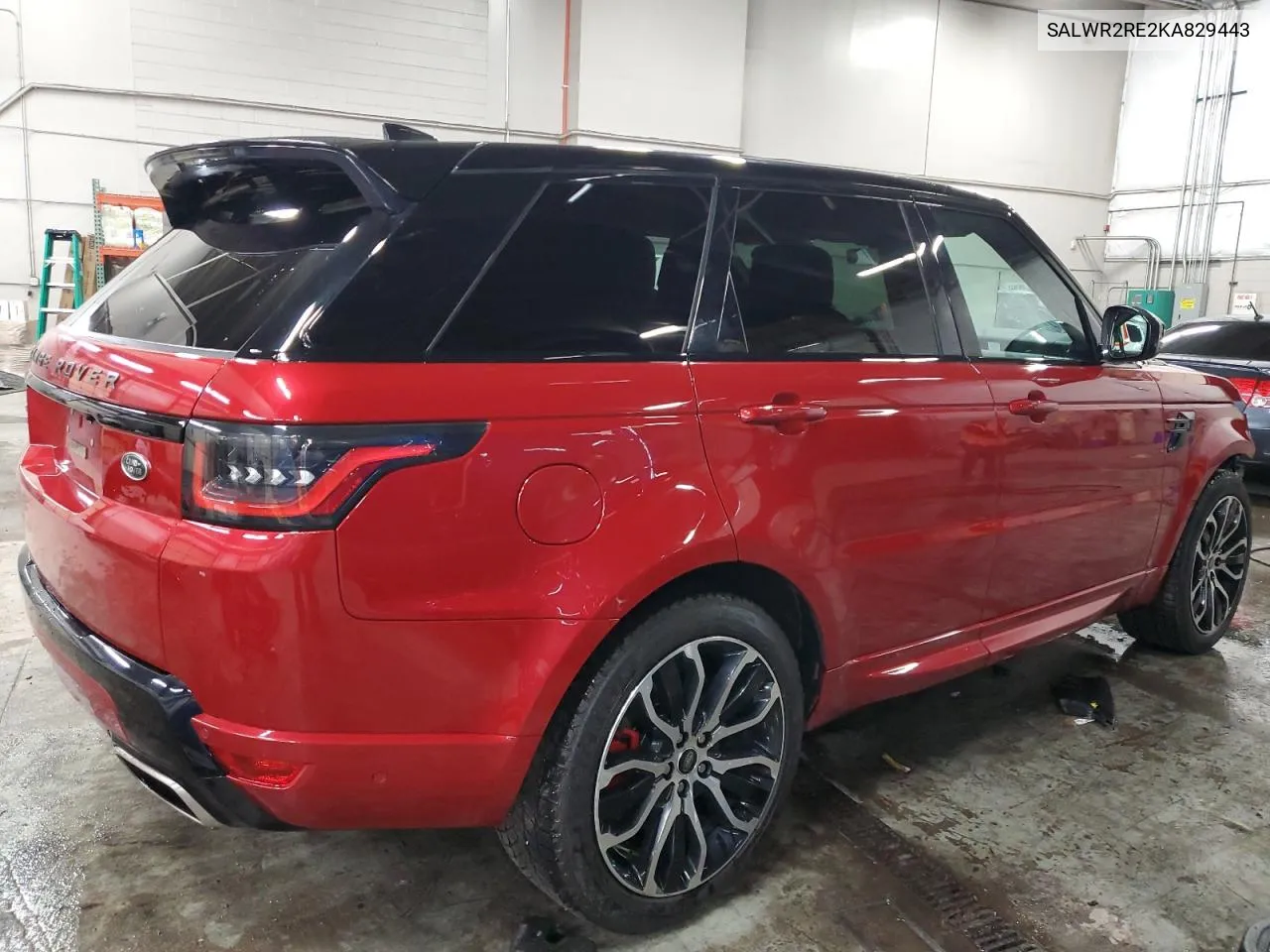 2019 Land Rover Range Rover Sport Supercharged Dynamic VIN: SALWR2RE2KA829443 Lot: 79866164