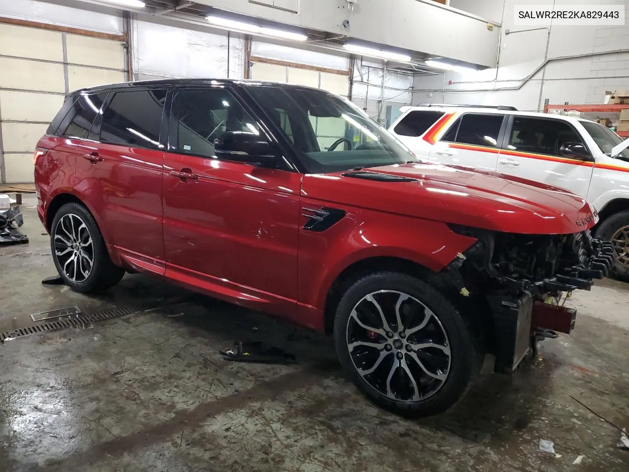 2019 Land Rover Range Rover Sport Supercharged Dynamic VIN: SALWR2RE2KA829443 Lot: 79866164