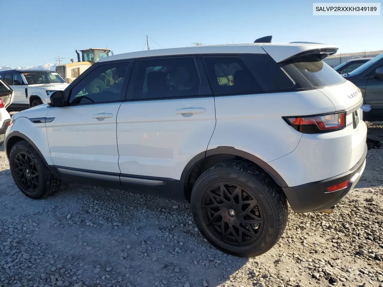 2019 Land Rover Range Rover Evoque Se VIN: SALVP2RXXKH349189 Lot: 80302044