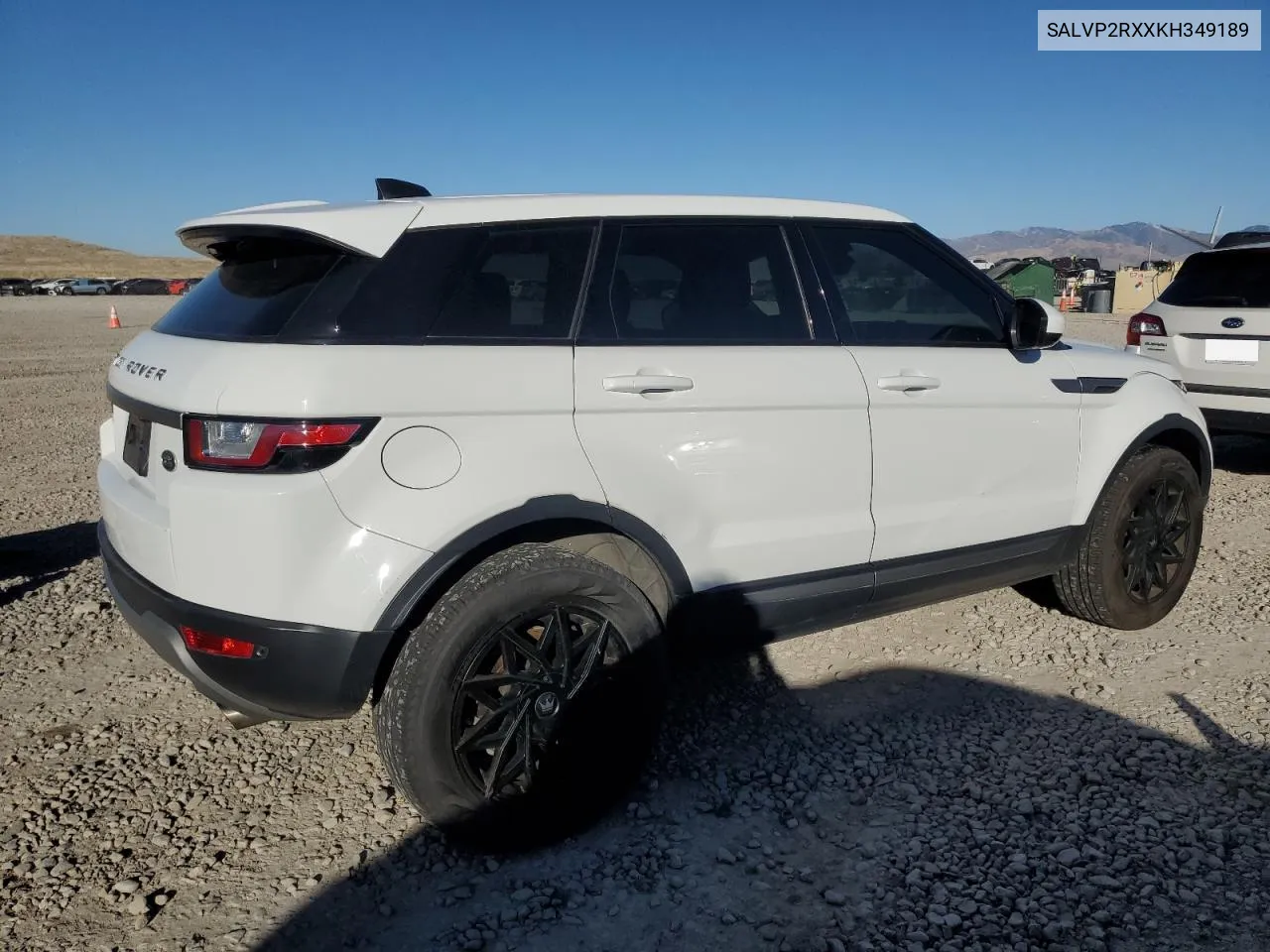 2019 Land Rover Range Rover Evoque Se VIN: SALVP2RXXKH349189 Lot: 80302044