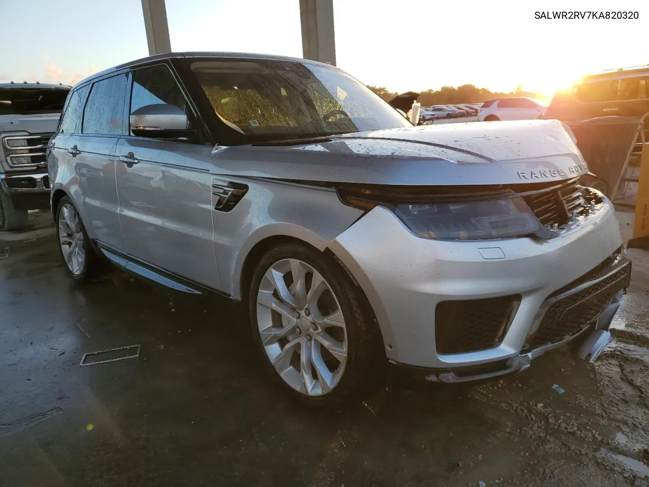 2019 Land Rover Range Rover Sport Hse VIN: SALWR2RV7KA820320 Lot: 80617594