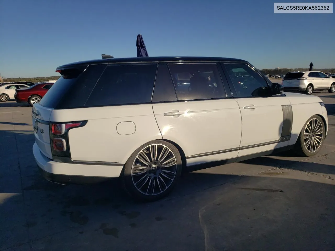 2019 Land Rover Range Rover Supercharged VIN: SALGS5RE0KA562362 Lot: 80675534