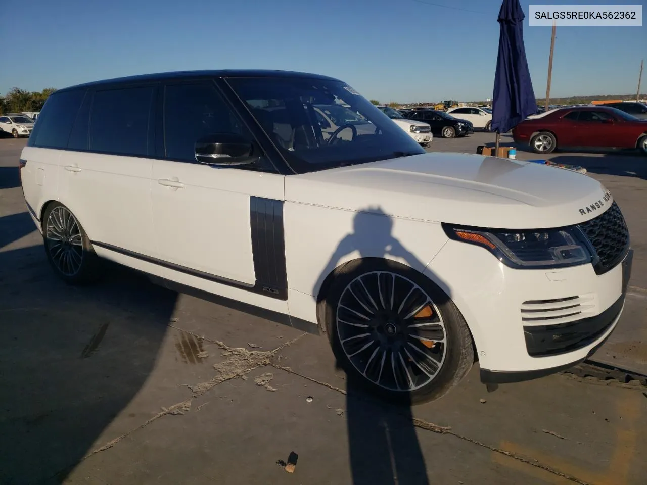 2019 Land Rover Range Rover Supercharged VIN: SALGS5RE0KA562362 Lot: 80675534